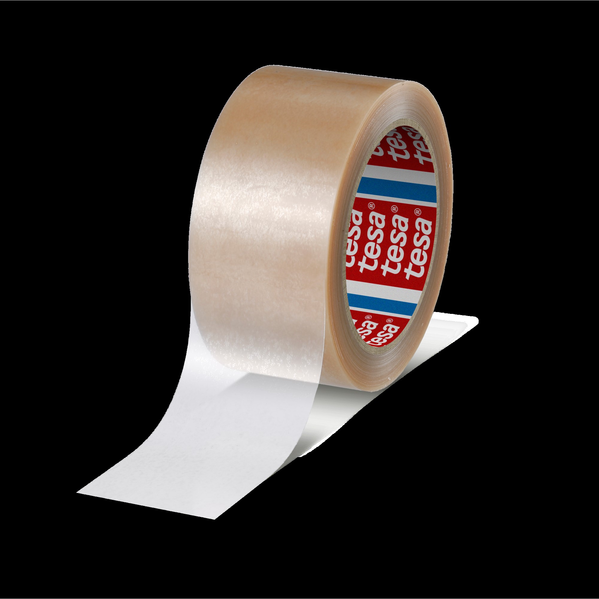 Tesa 4124 Transparent Packing Tape, 66m x 50mm