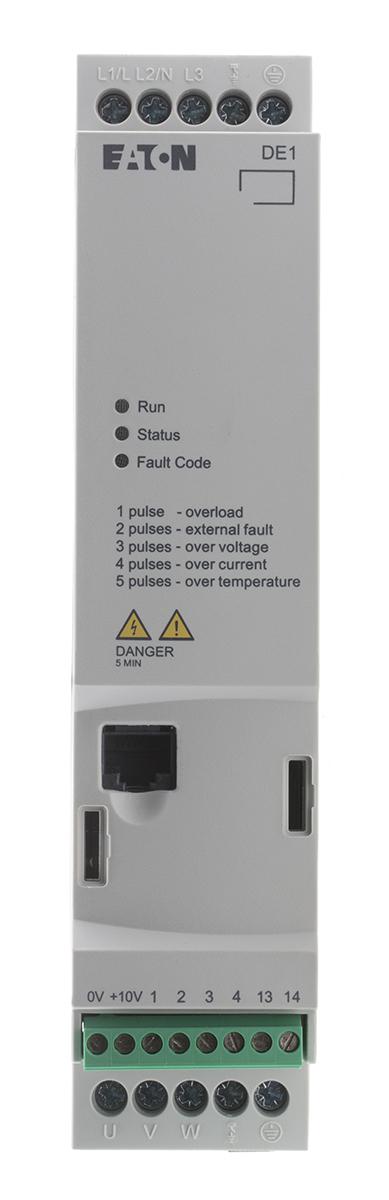 Eaton Variable Speed Starter, 1.5 kW, 3 Phase, 480 V ac, 3.6 A