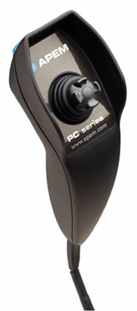 APEM 2-Axis Thumbstick Stick, Spring Return, IP67, IP69K