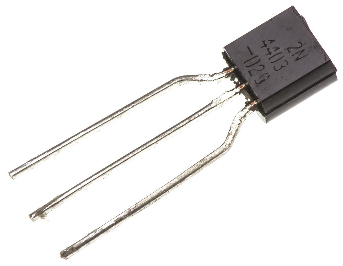 onsemi 2N4403TA PNP Transistor, -600 mA, -40 V, 3-Pin TO-92