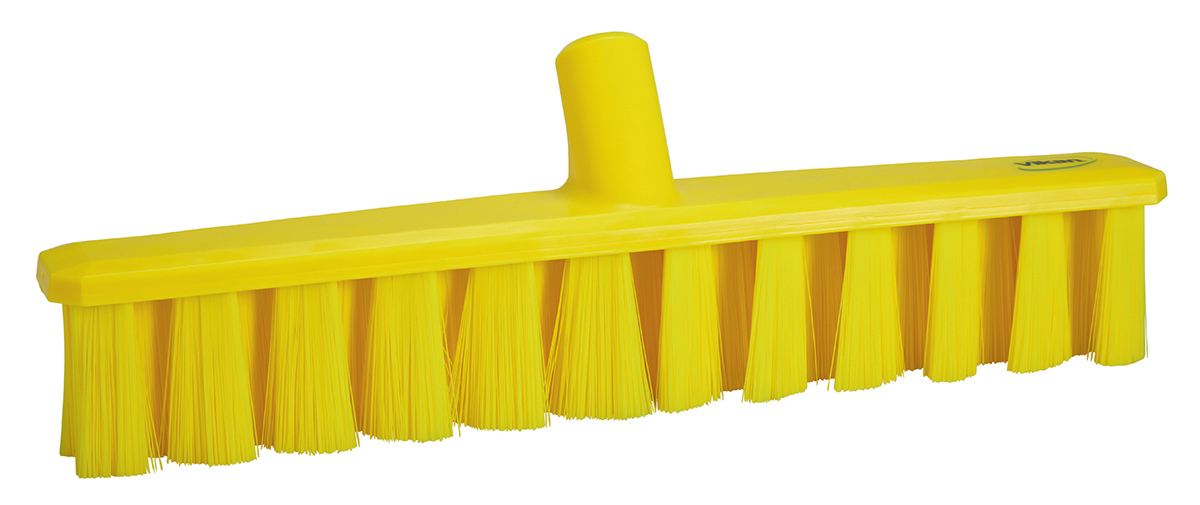 Vikan Broom, Yellow With PET Bristles