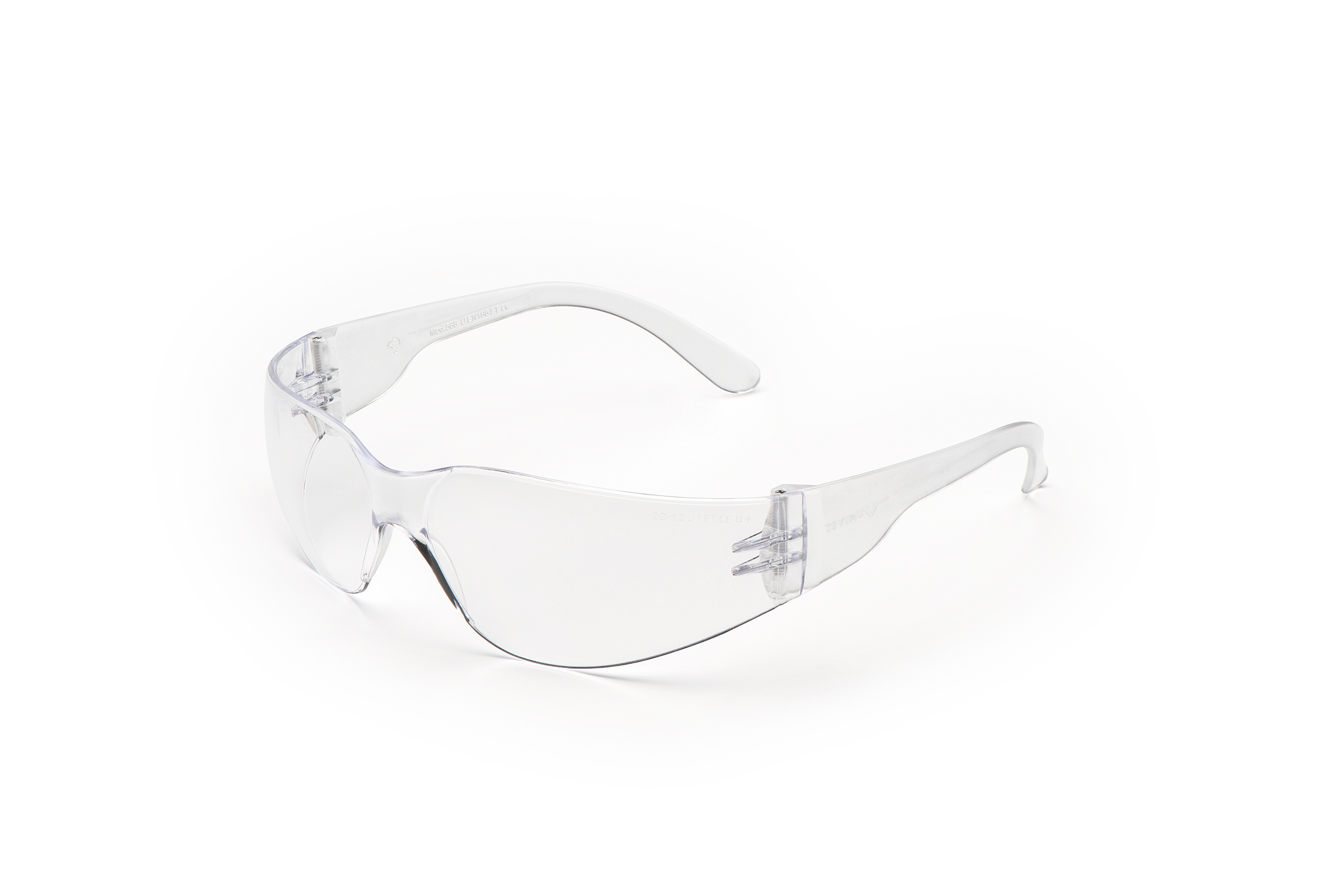 Univet 568 UV Safety Glasses, Clear Polycarbonate Lens