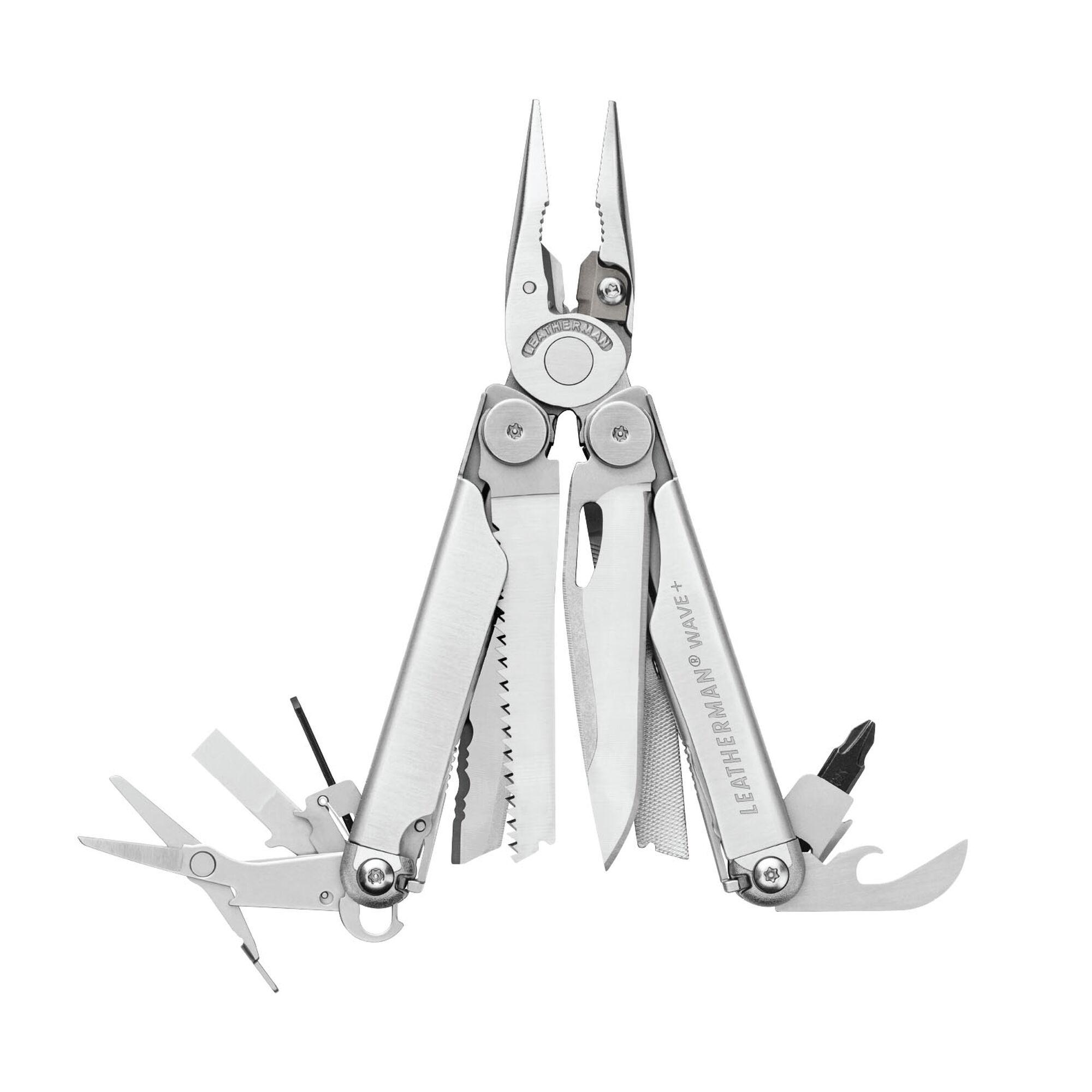 Leatherman Wave+ Straight, Multitool Knife, 100mm Closed Length, 241g