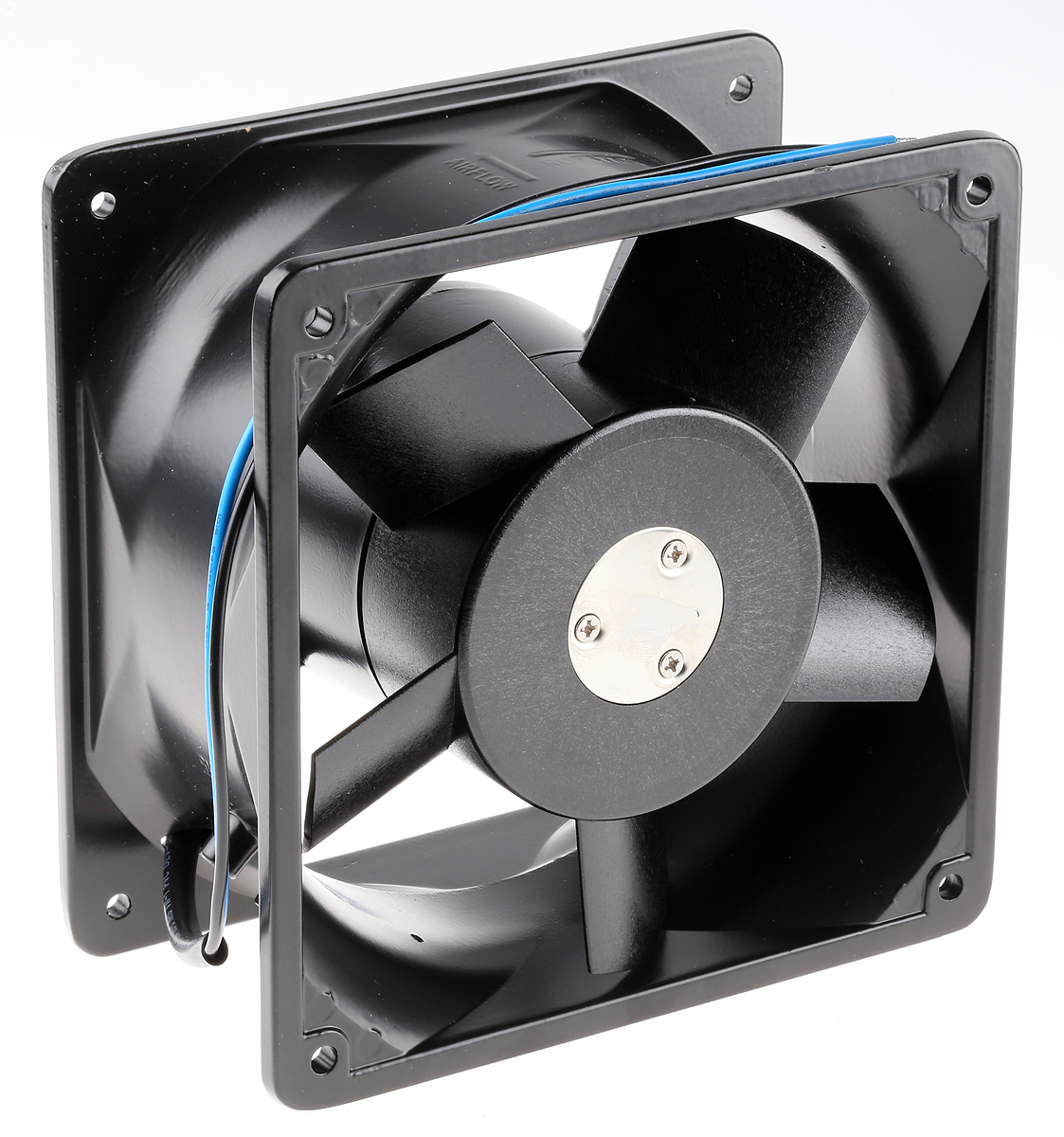 RS PRO Axial Fan, 115 V ac, AC Operation, 713.6m³/h, 70W, 560mA Max, 176 x 176 x 89mm