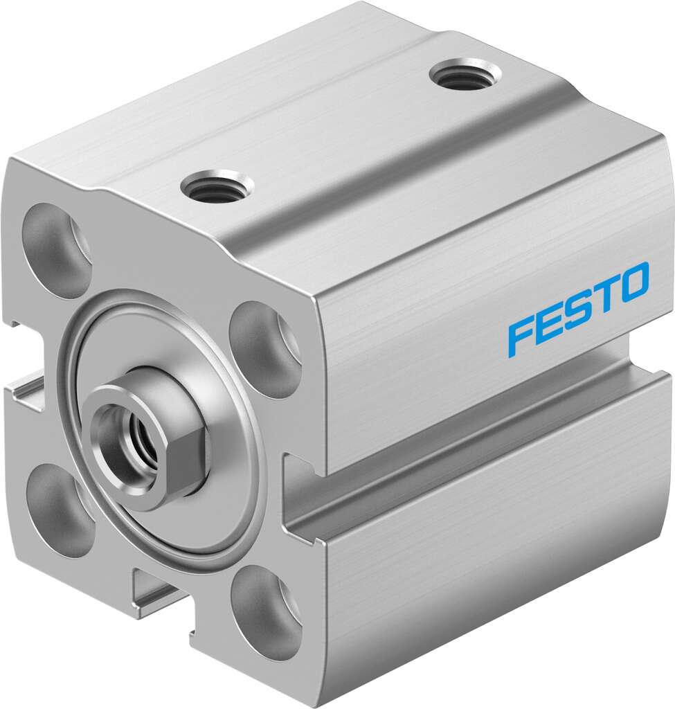 Festo Pneumatic Compact Cylinder - 8076323 20 mm Bore, 5 mm Double Acting Acting