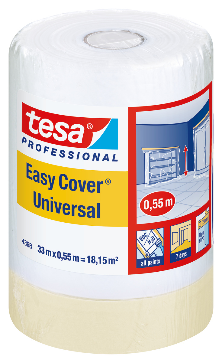 Tesa 04368-00012-03 Beige Masking Tape 550mm x 33m