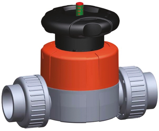 Georg Fischer ABS 10bar Diaphragm Valve, 29.514.510 1/2