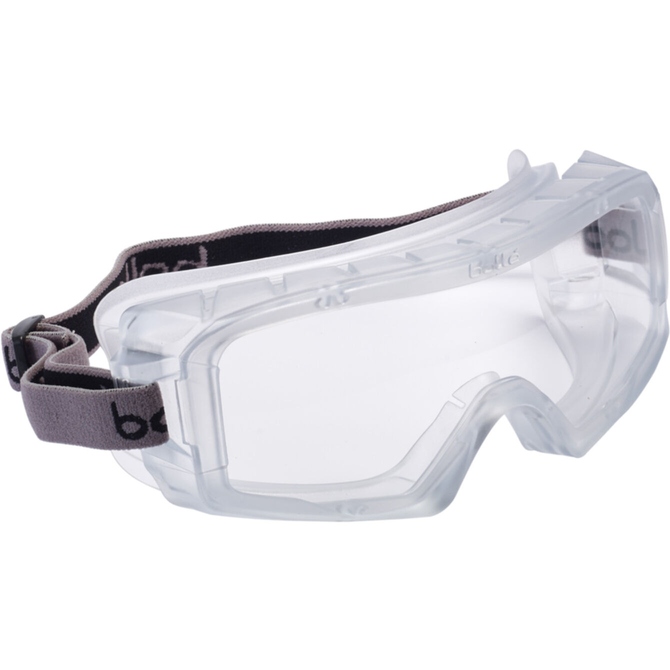 Bolle Safety COVERALL, Scratch Resistant Anti-Mist Safety Goggles with Clear Lenses