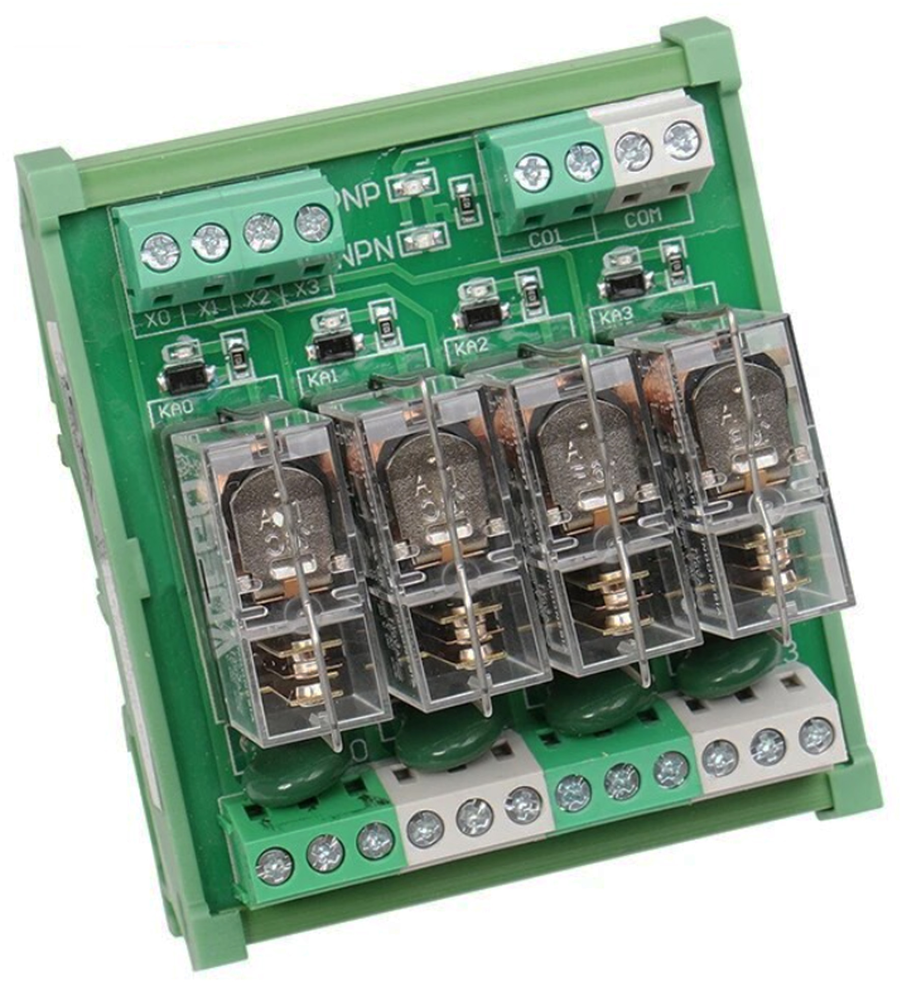 Seeit DIN Rail Power Relay, 24V Coil, 10A Switching Current, SPDT