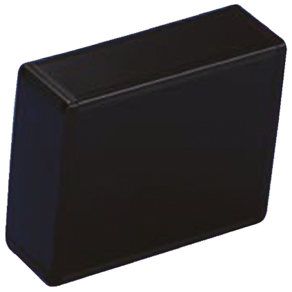 Takachi Electric Industrial KC Series Black Aluminium Enclosure, Black Lid, 150 x 125 x 50mm