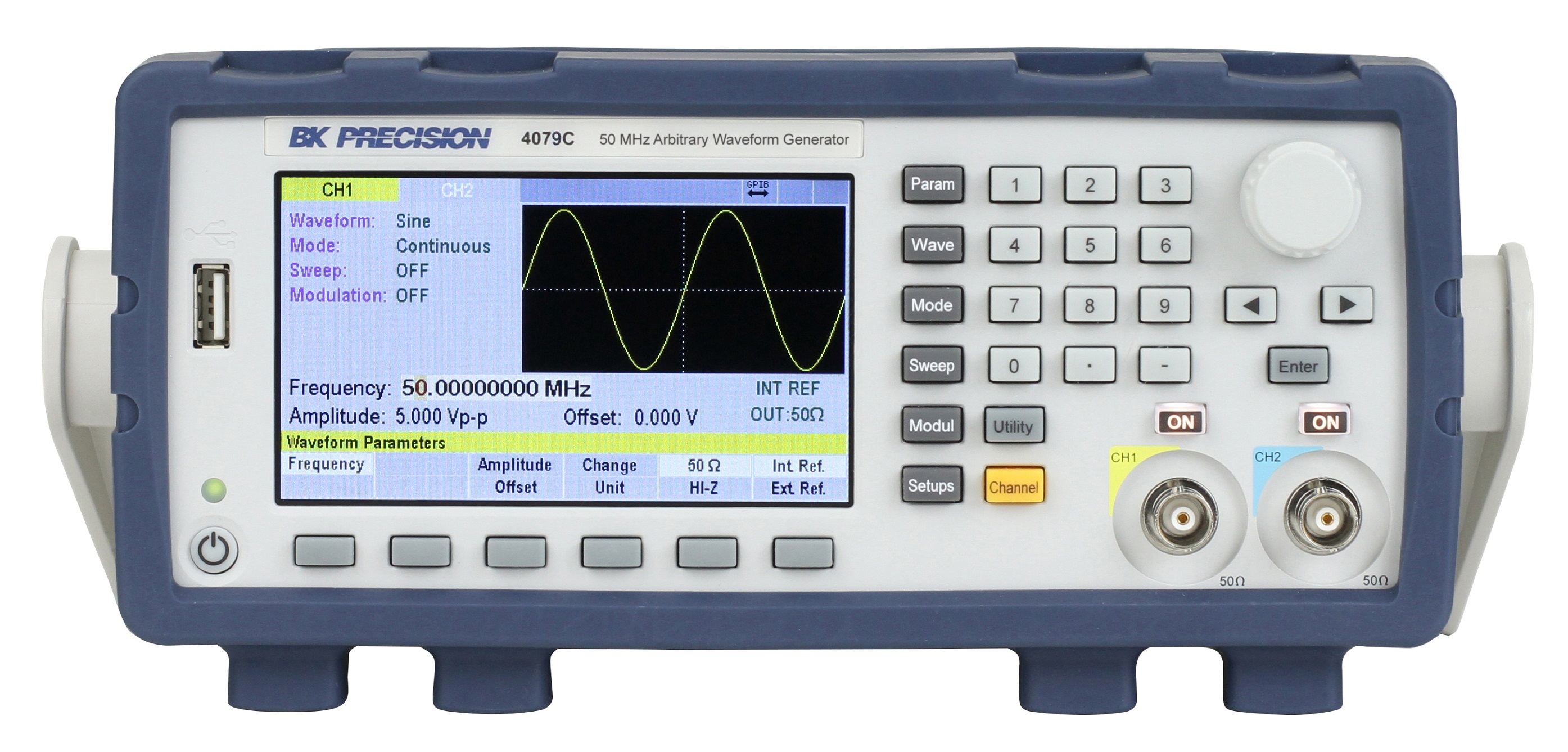 BK Precision 4079C Arbitrary Waveform Generator, 50MHz Max, 2-Channel, 1 MHz Min