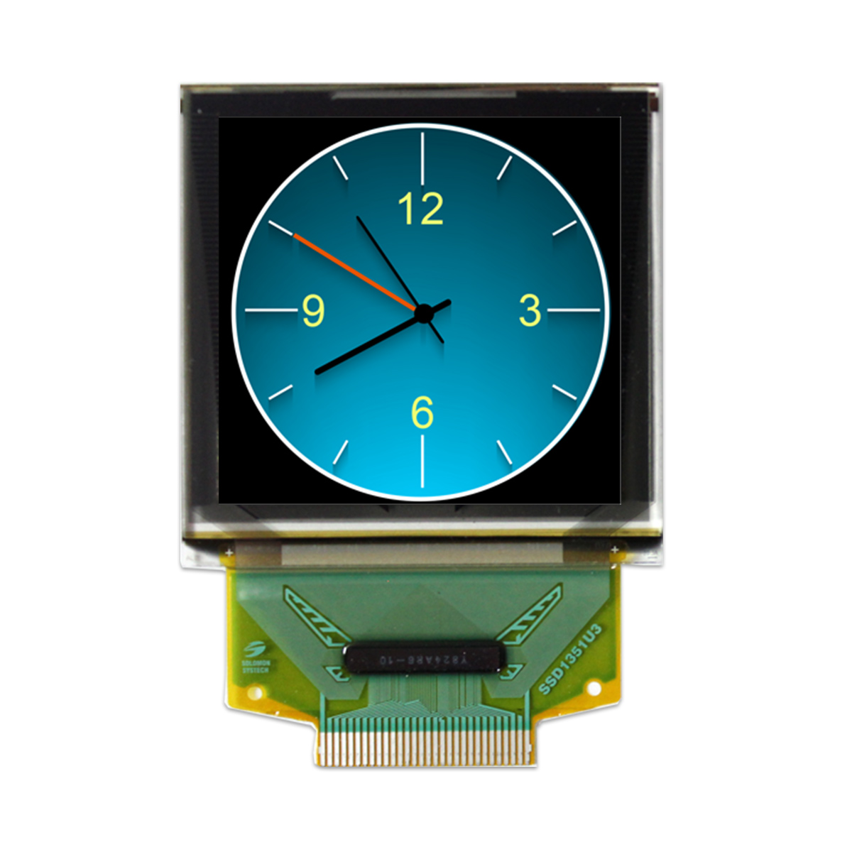 NEWHAVEN DISPLAY INTERNATIONAL 1.5in Blue, Green, Red Passive matrix OLED Display 128 x 128pixels PCB Mount Parallel,