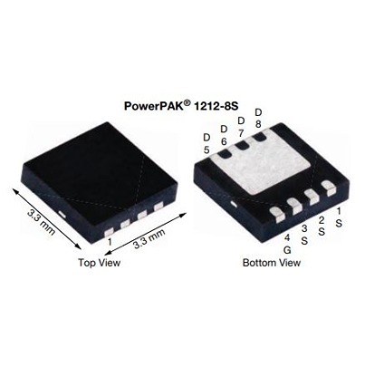 Vishay SISS5812DN Type N-Channel Single MOSFETs, 42.8 A, 80 V Enhancement, 8-Pin PowerPAK