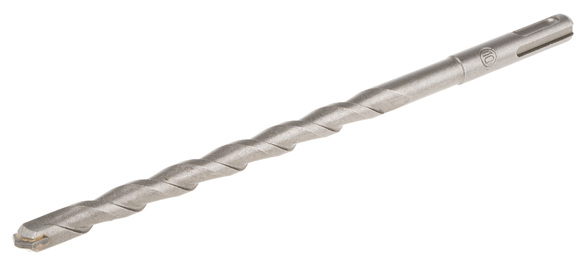 RS PRO Carbide Tipped SDS Plus Drill Bit for Masonry, 10mm Diameter, 210mm Overall