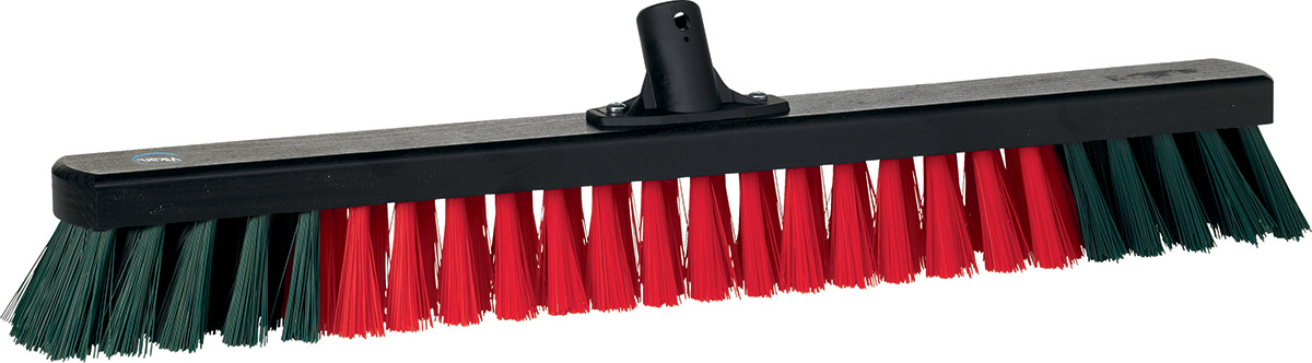 Vikan Broom, Black With PVC Bristles for Automotive