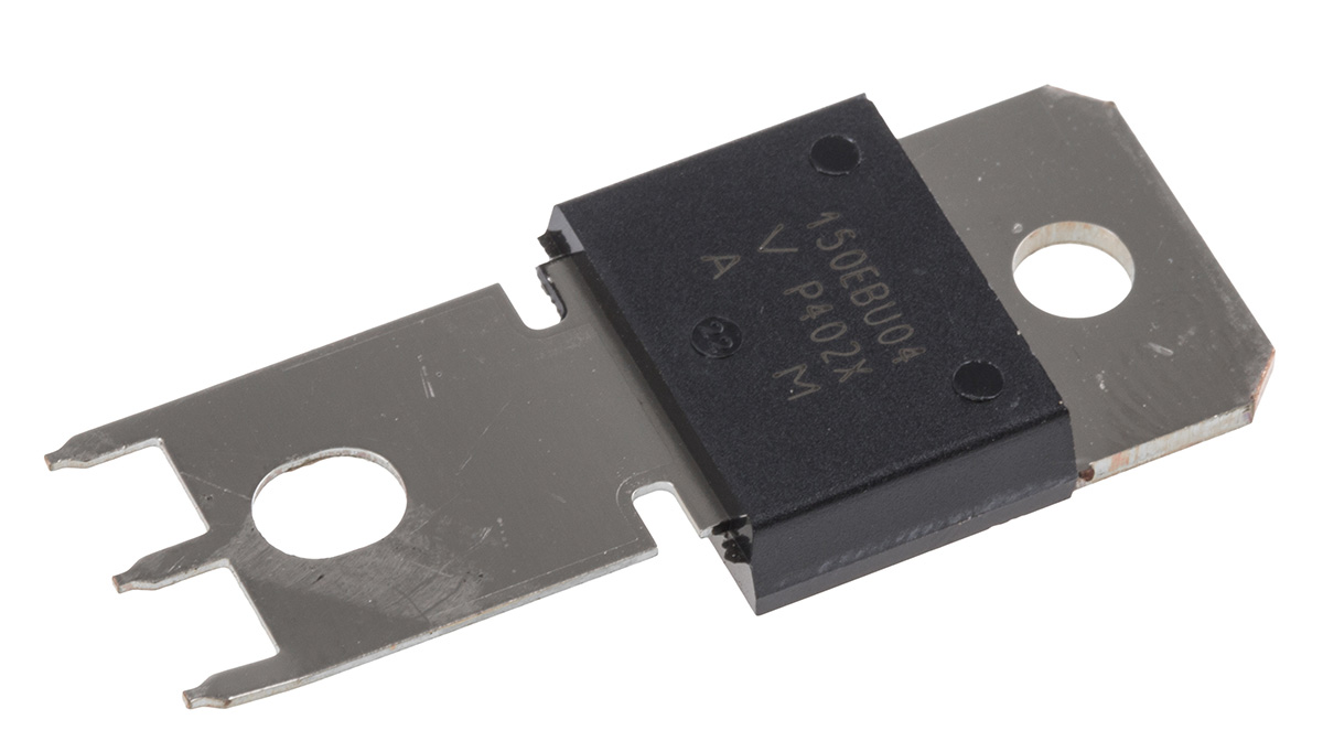 Vishay 400V 150A, Silicon Junction Diode, 2-Pin PowerTab VS-150EBU04
