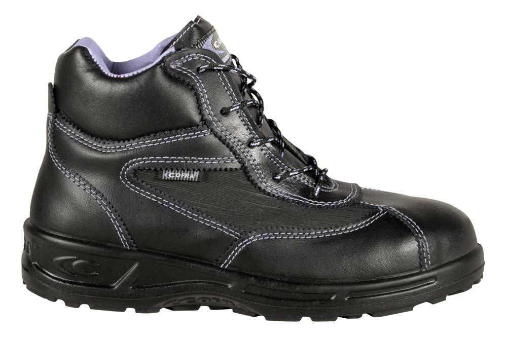 Cofra BRIGITTE S3S FO SR Black Steel Toe Capped Women's Safety Boots, UK 5, EU 38
