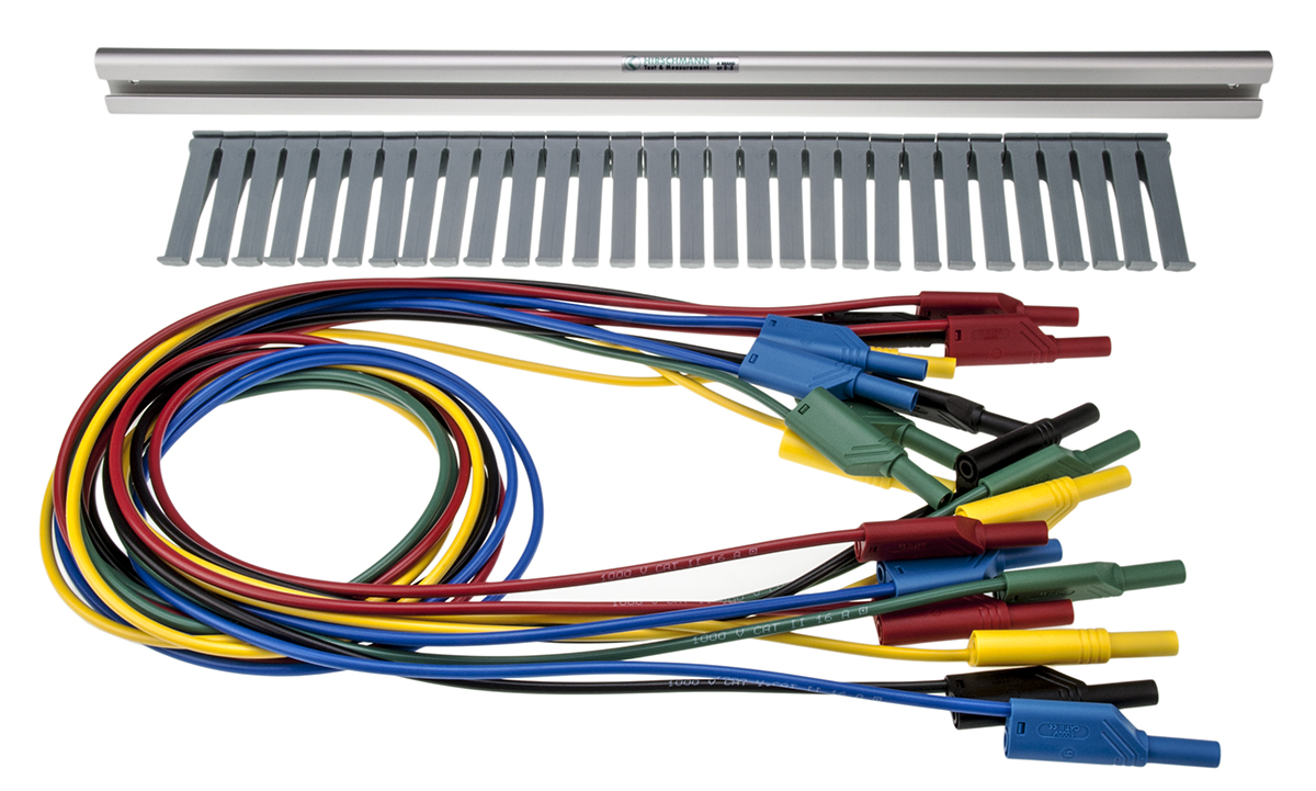 Hirschmann Test Lead Kit With Laboratory Test Lead Holder, Safety Test Lead