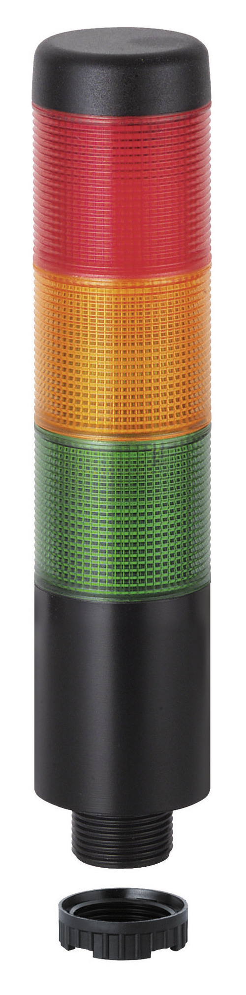 Werma Kompakt 37 Series Red/Green/Yellow Buzzer Signal Tower, 3 Lights, 12 V, Built-in Mounting