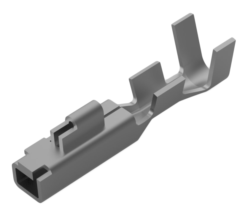 TE Connectivity AMP Universal Power Series Female Crimp Terminal, 26AWG Min, 22AWG Max