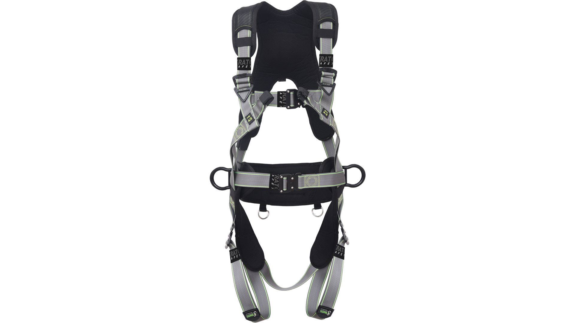 KRATOS SAFETY FA1020101 Back - Front - Lateral Attachment Safety Harness, 140kg Max, M/L