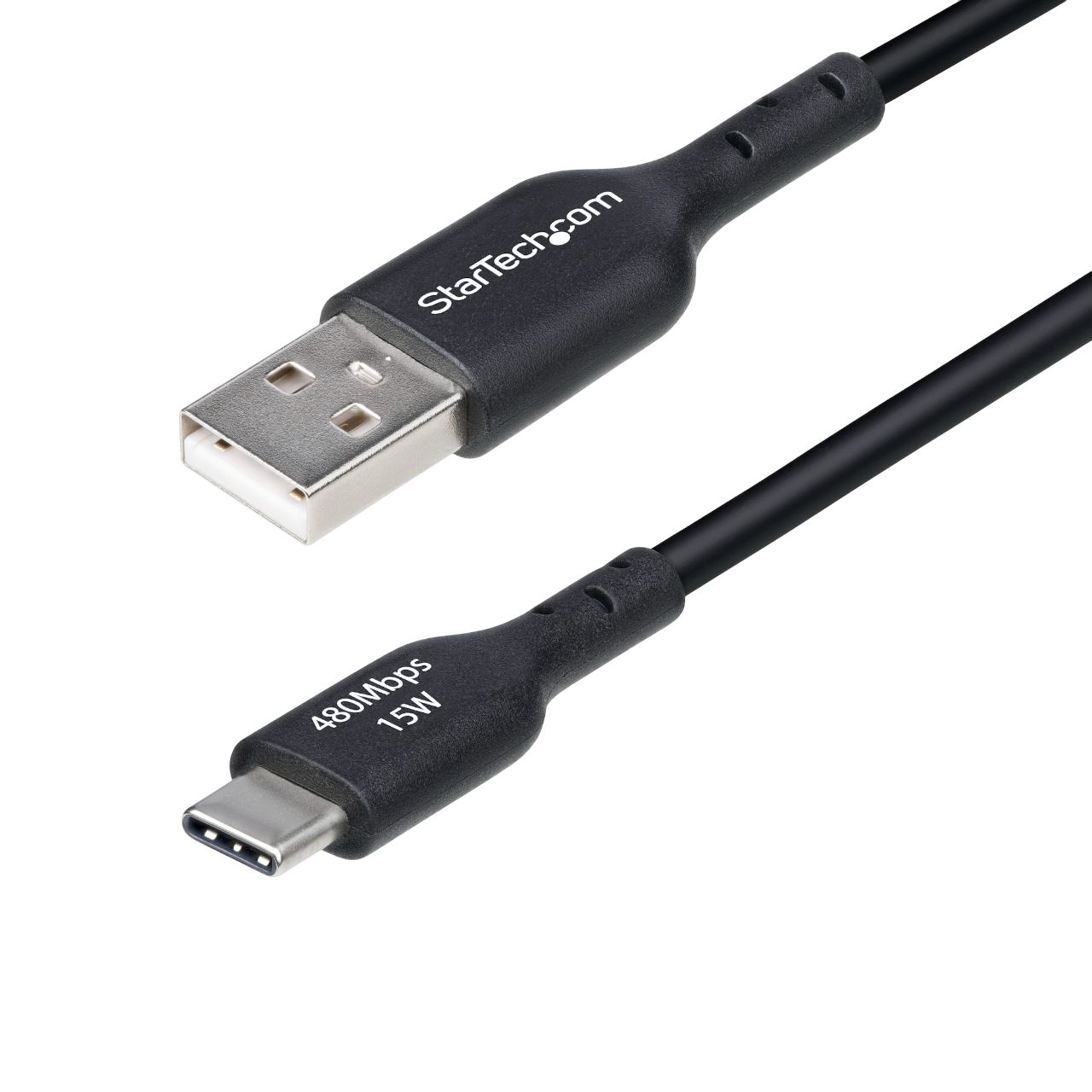 StarTech.com USB 2.0, Male USB A to Male USB C, 480Mbps, 1m