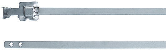 HellermannTyton Cable Tie, Releasable, 230mm x 5 mm, Metallic 316 Stainless Steel, Pk-100