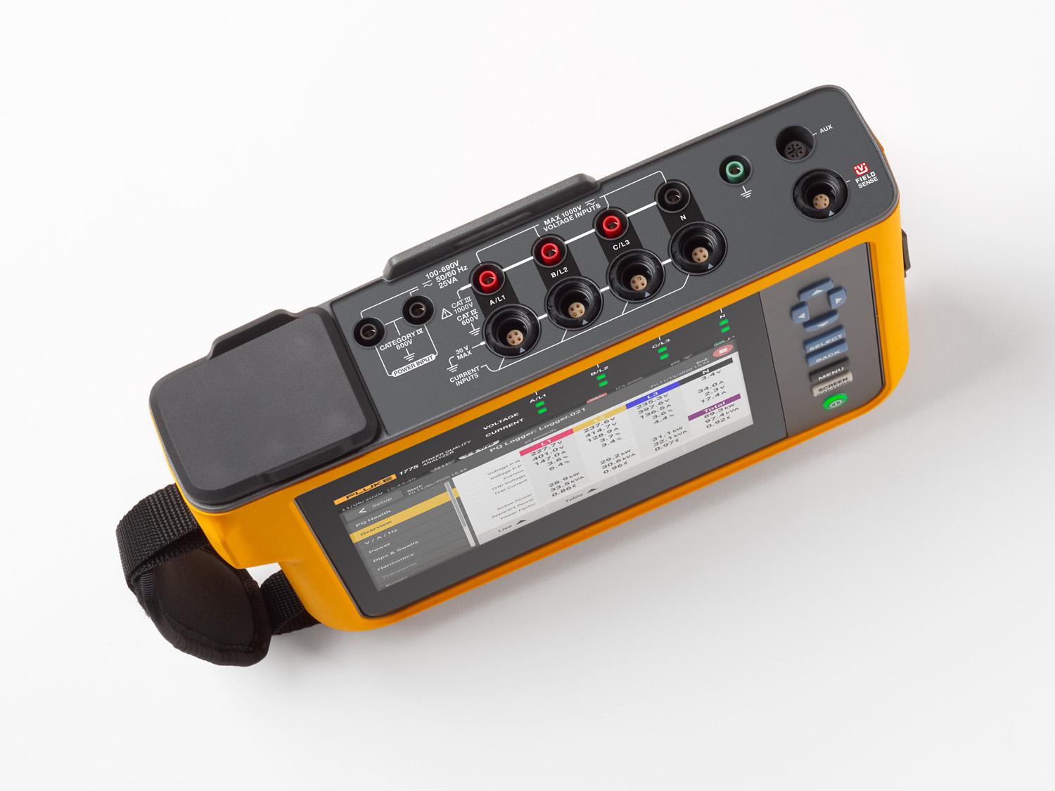 Fluke 1775 Power Quality Analyser, 3-Phase, 6000A Max, 1000V dc Max
