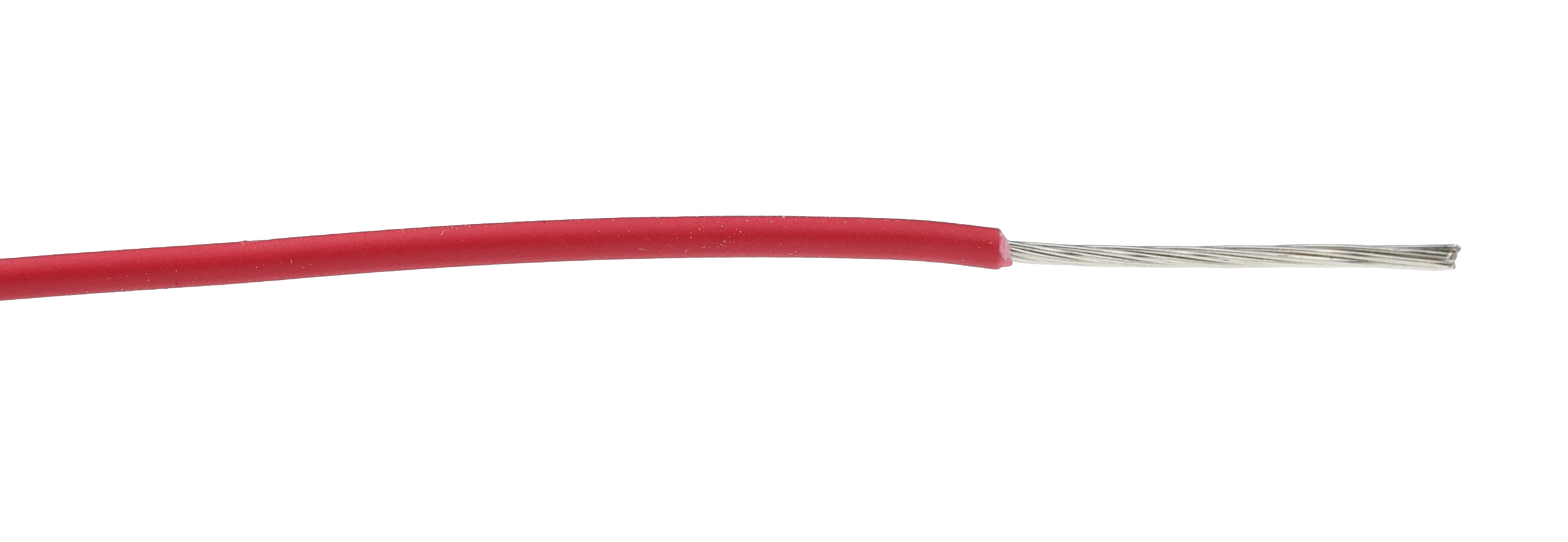 Alpha Wire Ecogen Ecowire Series Red 0.2 mm² Hook Up Wire, 24 AWG, 7/0.20 mm, 305m, MPPE Insulation, 6712 RD001