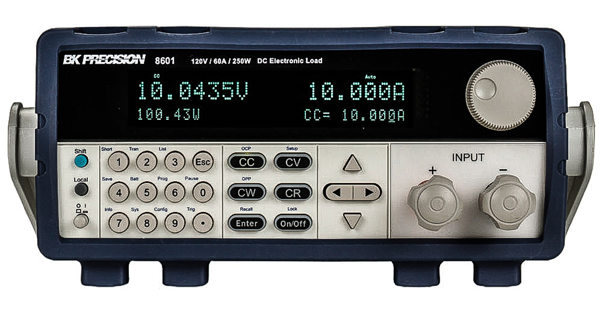 BK Precision BK86 Series Electronic DC Load, 0 → 250 W, 0 → 120 V, 0 → 60 A