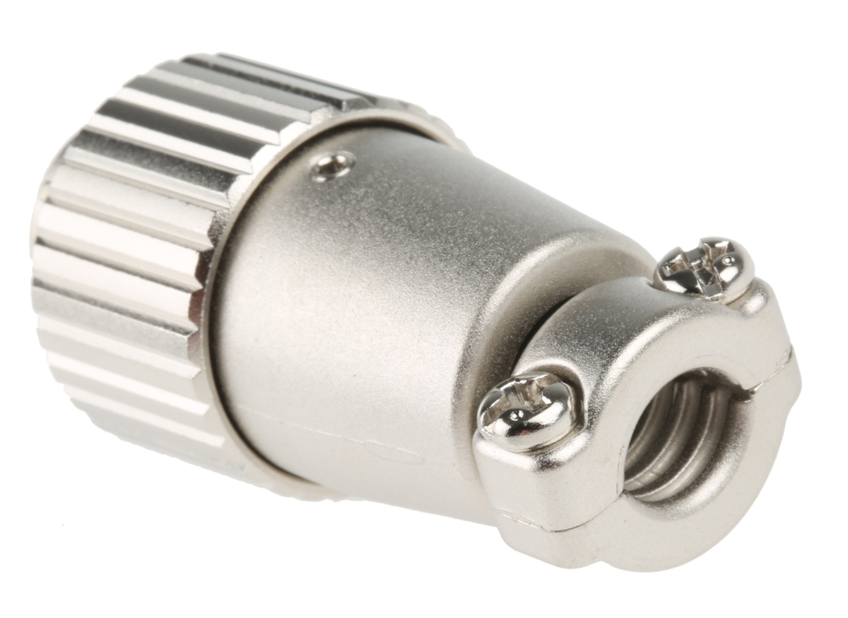 Hirose Circular Connector, 3 Contacts, Cable, M18 Connector, Plug, Male, JR Series