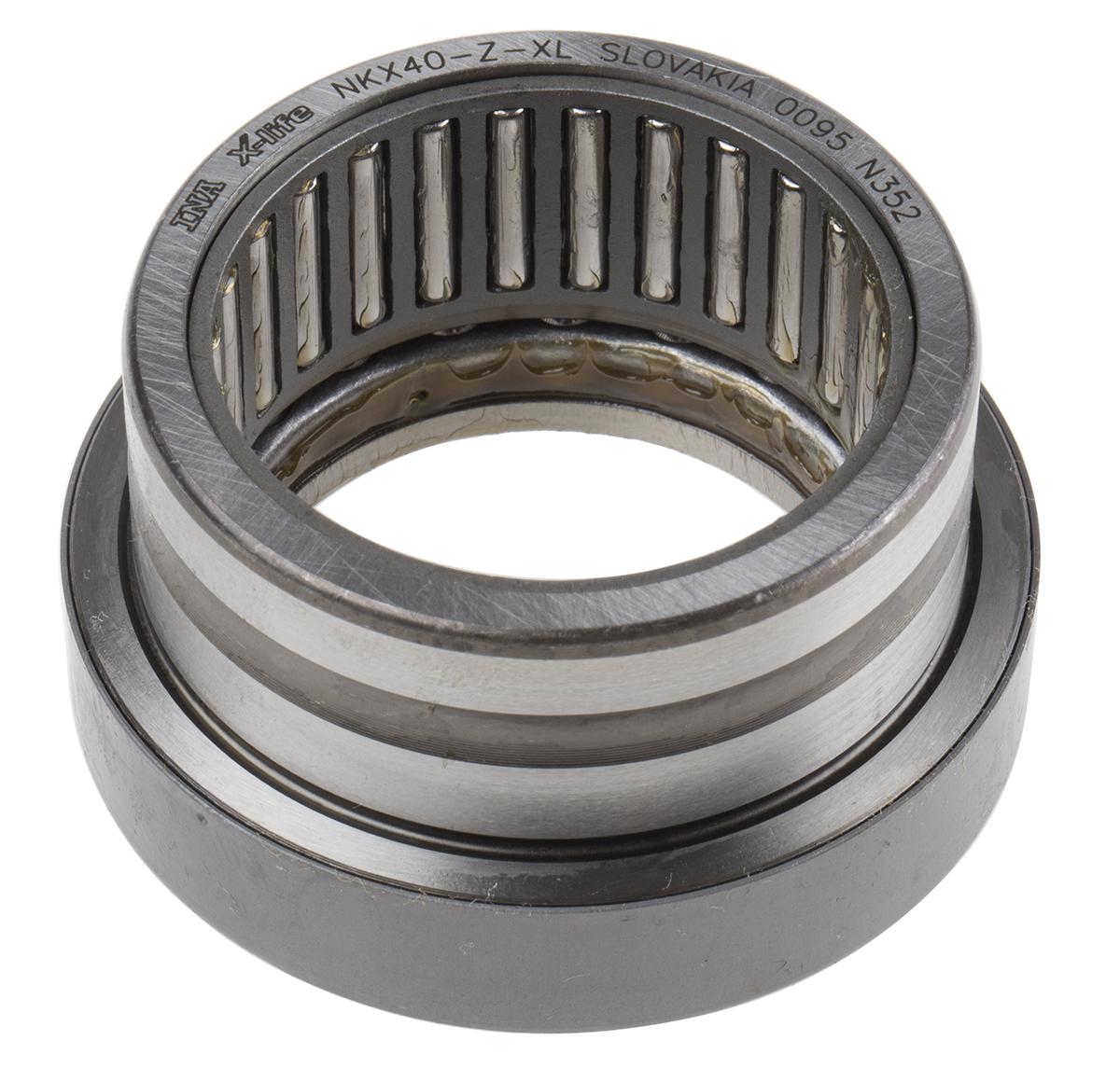 INA NKX40-Z-XL 40 mm ID Roller Bearing Needle, 52 mm OD