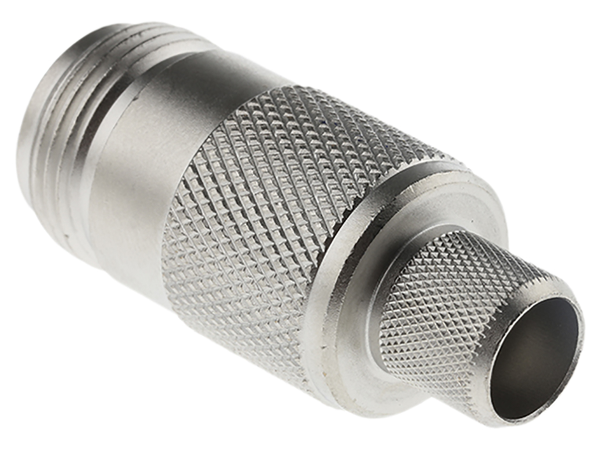 Telegartner, Jack Cable Mount N Connector, 50Ω, Crimp Termination, Straight Body