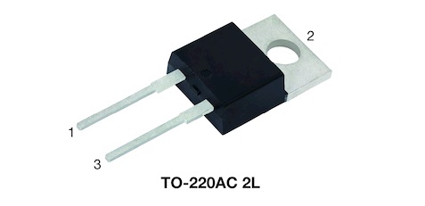 Vishay 650 V 6 A Rectifier & Schottky Diode Schottky 3-Pin TO-220AC 2L VS-3C06ET07T-M3