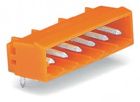 WAGO 231 Series Angled Horizontal and Vertical Mount PCB Header, 10 Contact(s), 5.08 mm Pitch, 1 Row