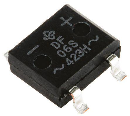 Vishay Bridge Rectifier, 1A, 600V, 4-Pin