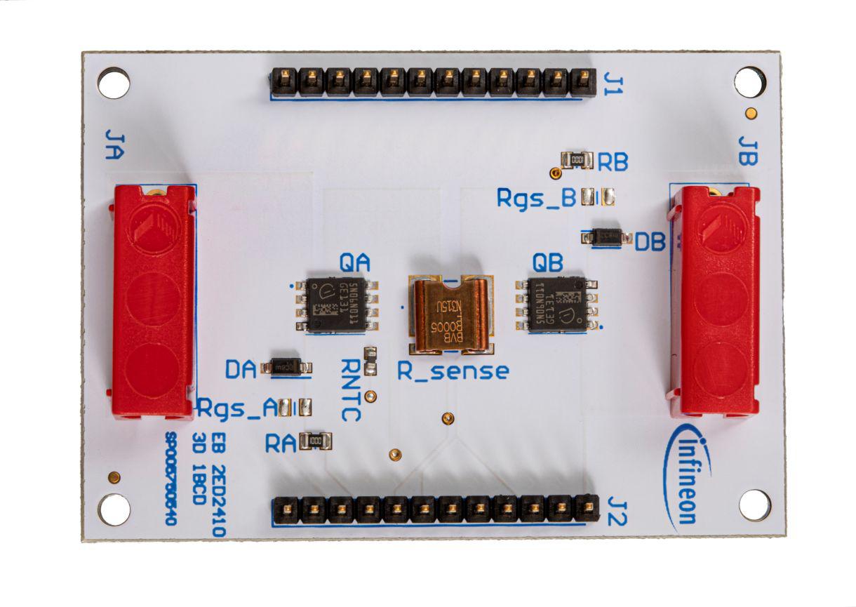 Infineon EB 2ED2410 3D 1BCD MOSFET for Power MOSFET, Gate Driver for Evaluation Mother/Daughterboards User Guide