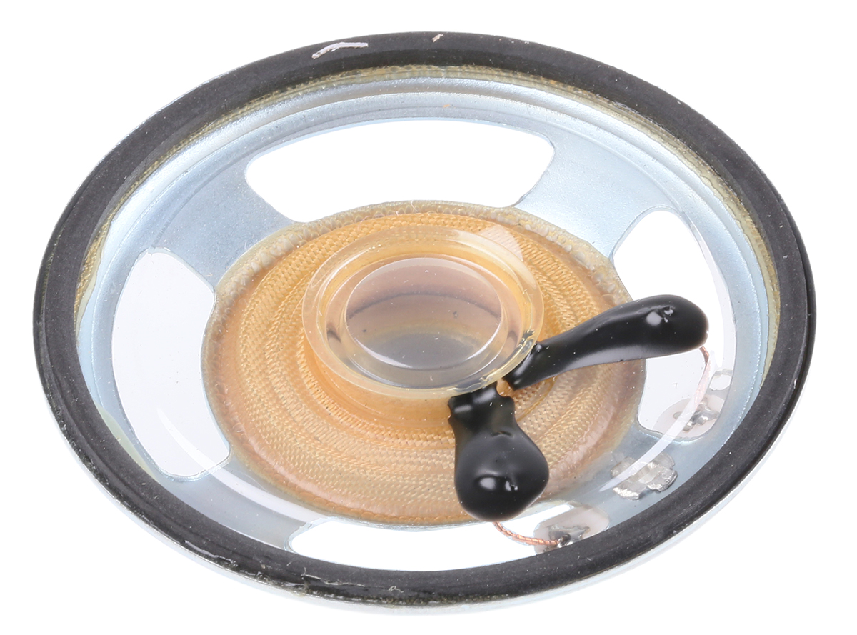RS PRO 50mm dia 1W nom Speaker Driver, 8Ω