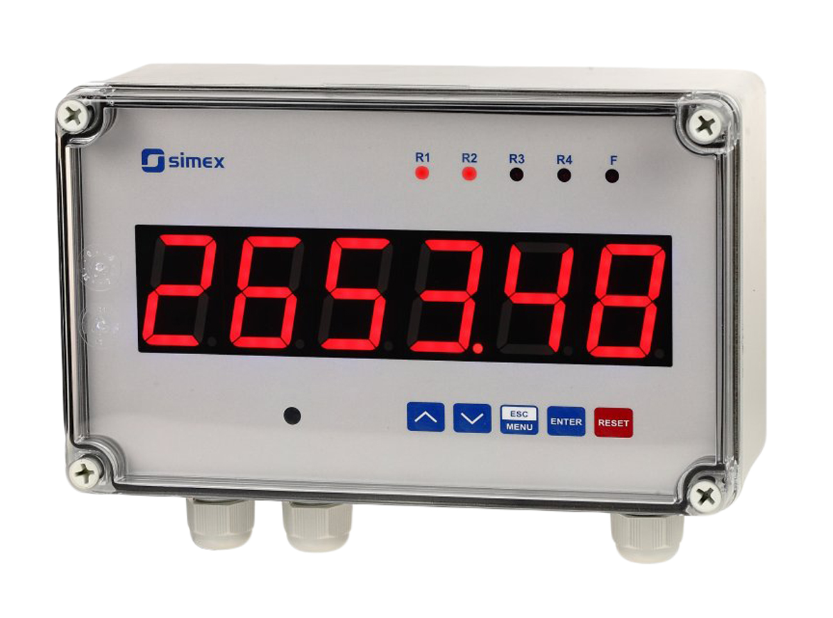 Simex SLIK-638 Counter, 6 Digit LED, 90Hz, 230 V ac