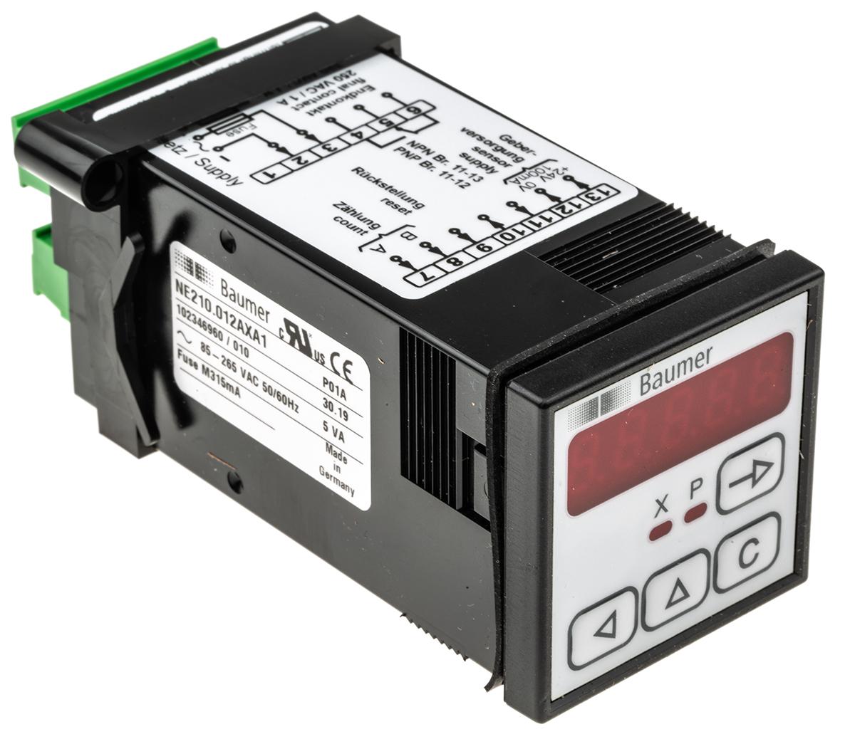 Baumer NE210 Counter, 5 Digit LED, 10kHz, 115 → 230 V ac