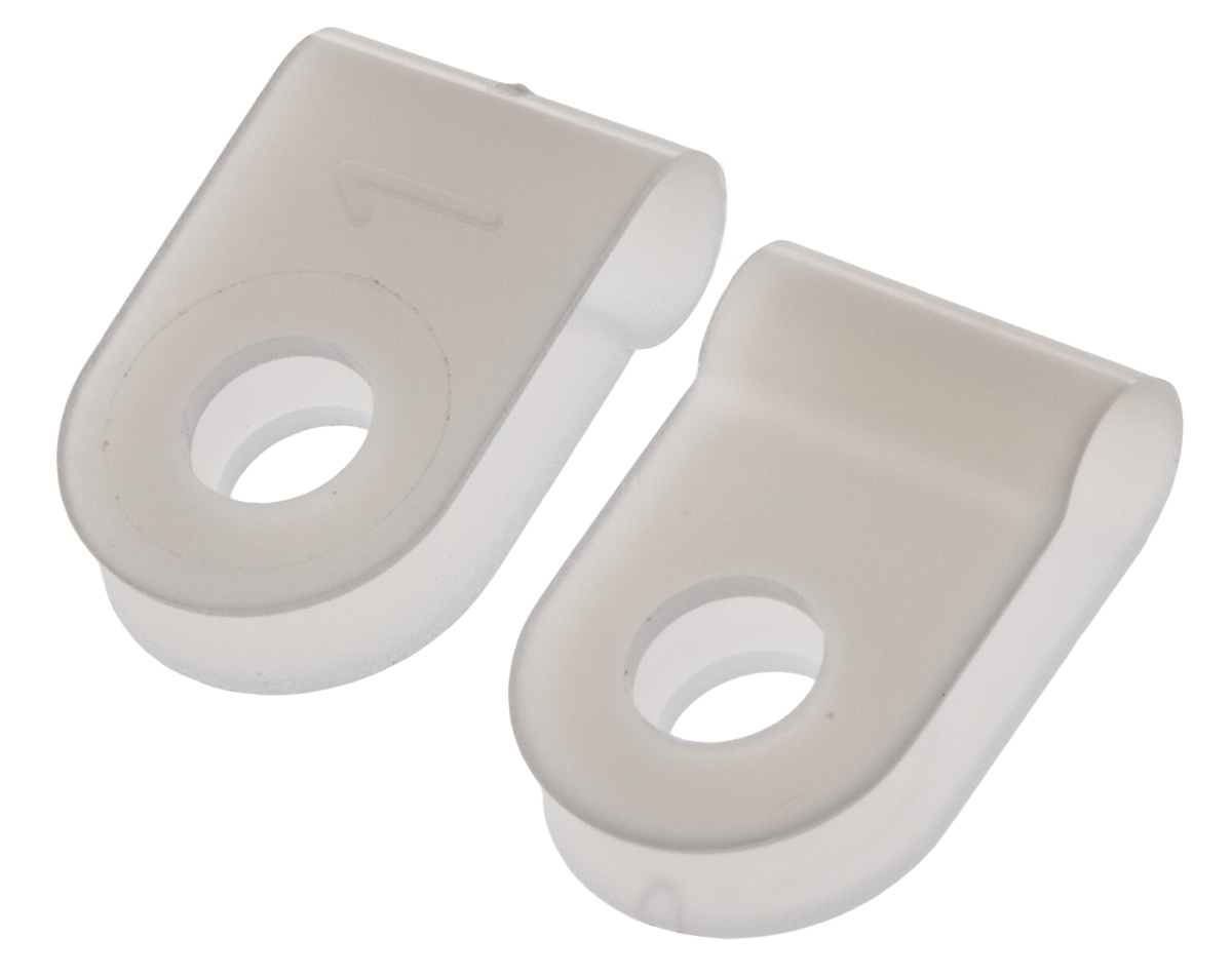 HellermannTyton 3.2mm Natural, Polyamide P Clip