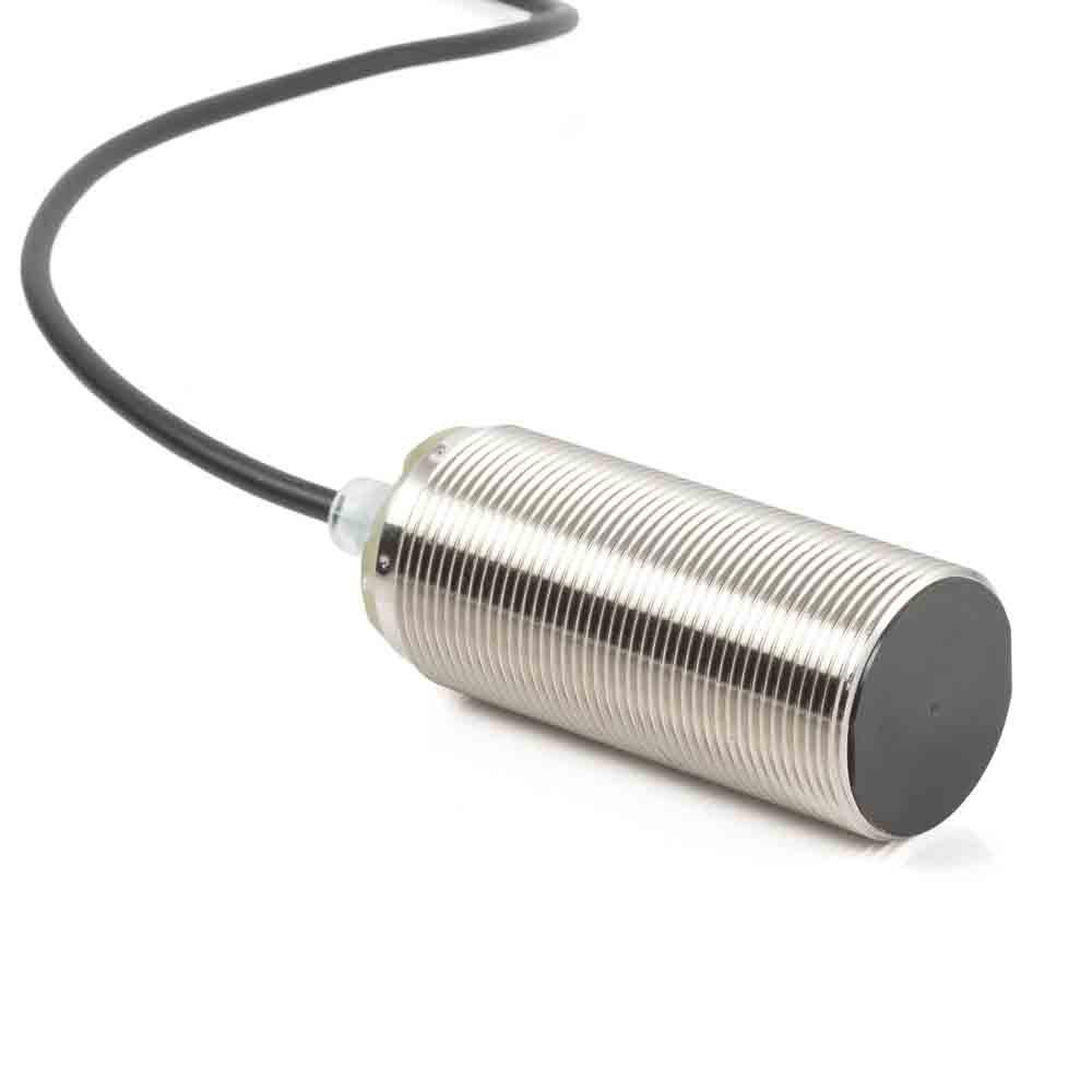 Omron Inductive Threaded Barrel Proximity Sensor, M30, 15 mm Detection, NPN NO, 10 → 30 V dc