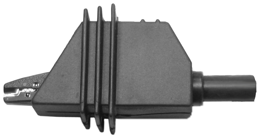 Electro PJP Alligator Clip, Nickel-Plated Steel Contact, 10A, Black