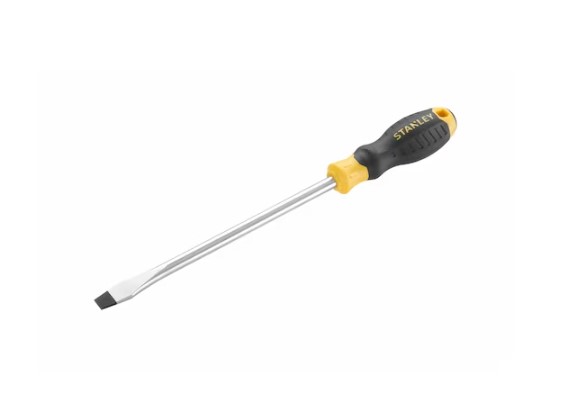 Stanley Flared Insulated Screwdriver, 10 mm Tip, 200 mm Blade, 381 mm Overall