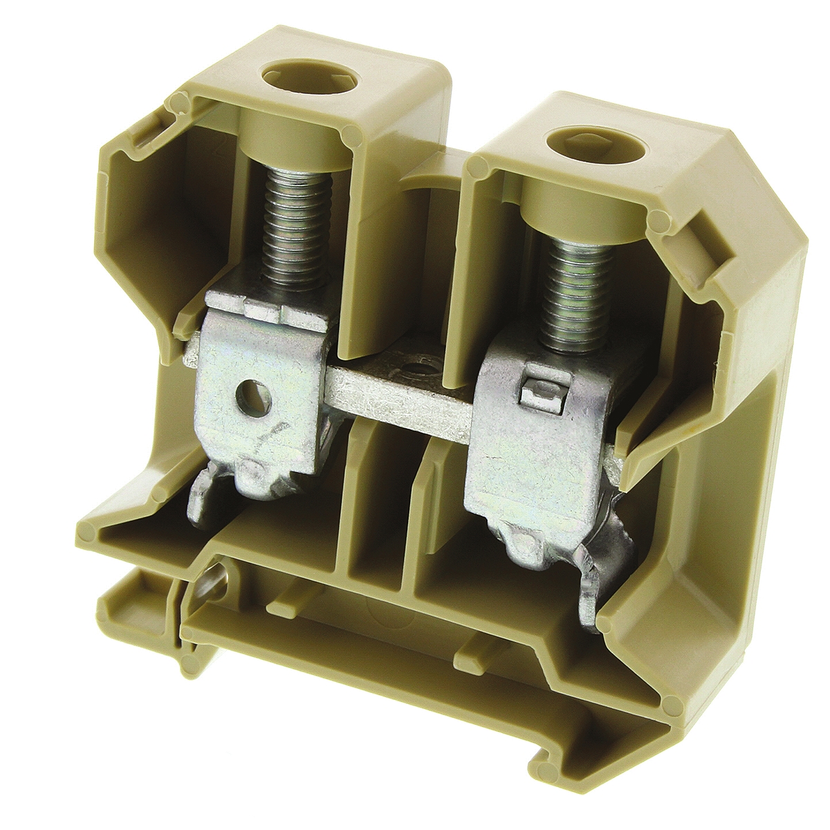 Weidmuller 0380760000 SAK 35/35 Series Beige, Yellow, 35mm², Single-Level, Feed Through Termination