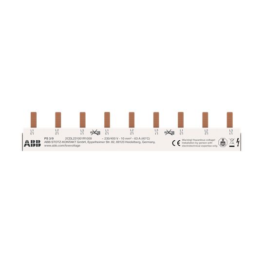 ABB IEC Range Busbar for use with DDA200, F200, S200