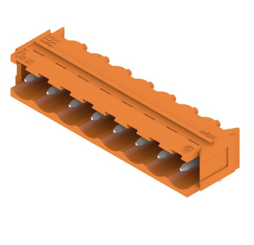 Weidmuller, 5.08mm Pitch, OMNIMATE SL, 8 Way, Right Angle, Pluggable Terminal Block, Header, Through Hole, Solder