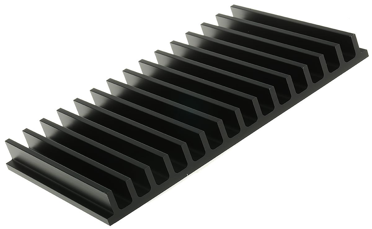 Fischer Elektronik Heatsink, Universal 19" Alu, 1.8K/W, 100 x 159 x 15mm, Clamp