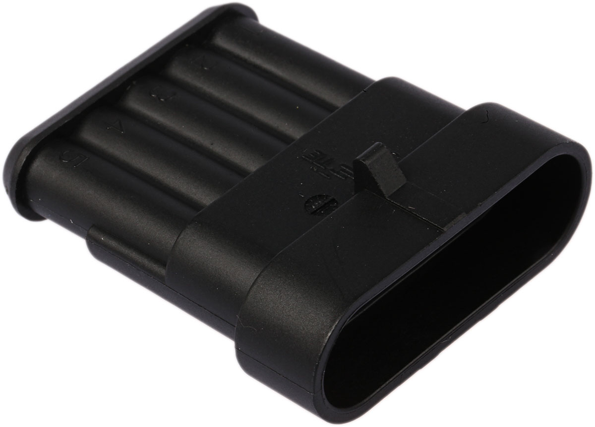 TE Connectivity, AMP Superseal 1.5 Connector Housing Plug 5 Way 282107-1