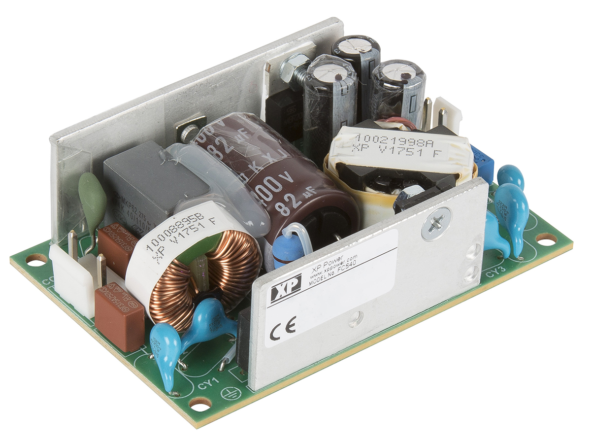 XP Power Switching Power Supply, FCS40US18, 18V dc, 2.23A, 40W, 1 Output, 80 → 264V ac Input Voltage